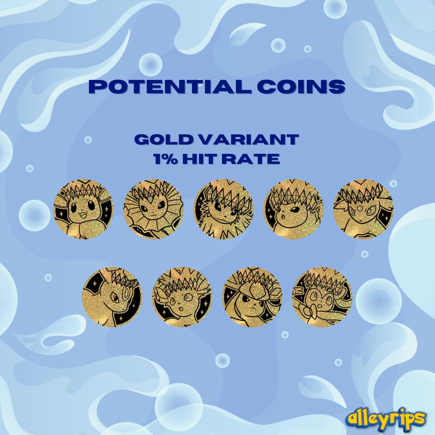 Blooming Legends 'Eevee & Friends' Coin Set