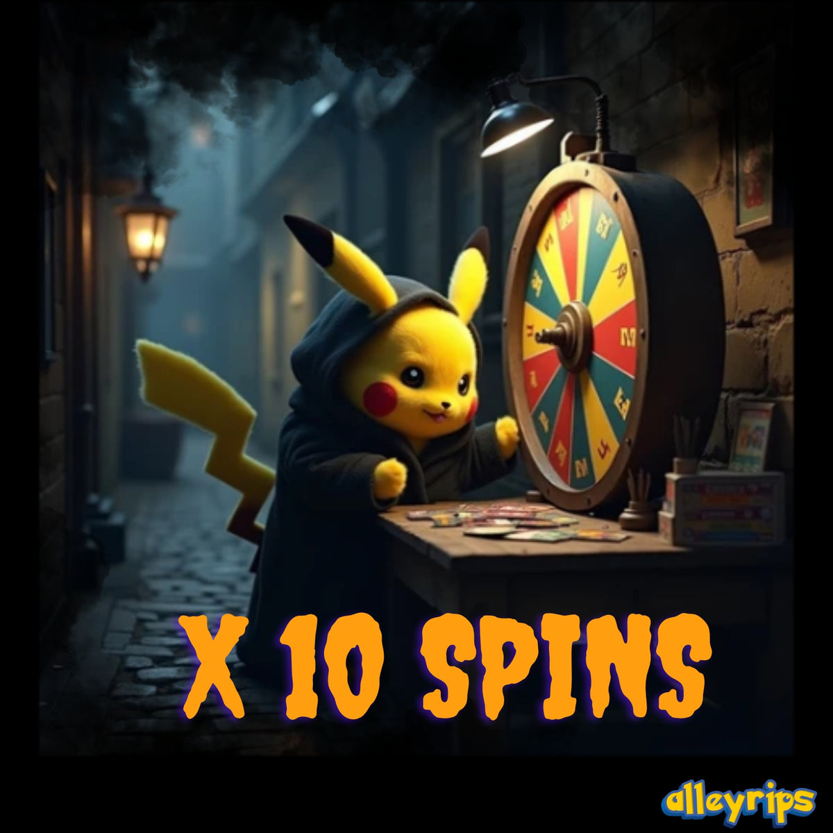 Ducky for 10x Dark Alley Spins