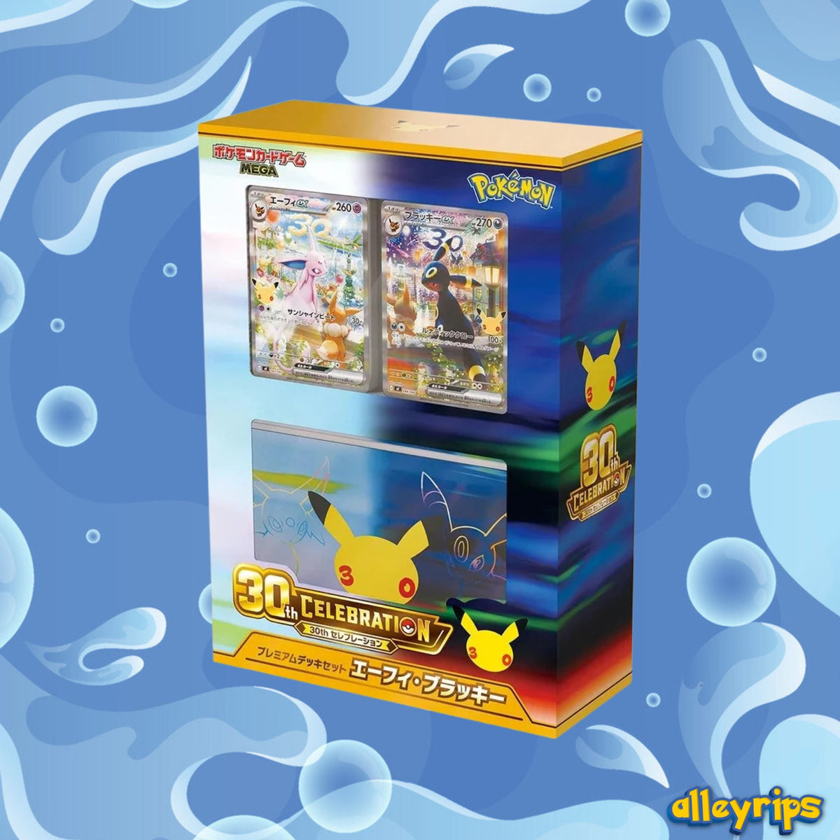 Pokemon JAPANESE 30th Celebration Premium Deck Set - Espeon & Umbreon