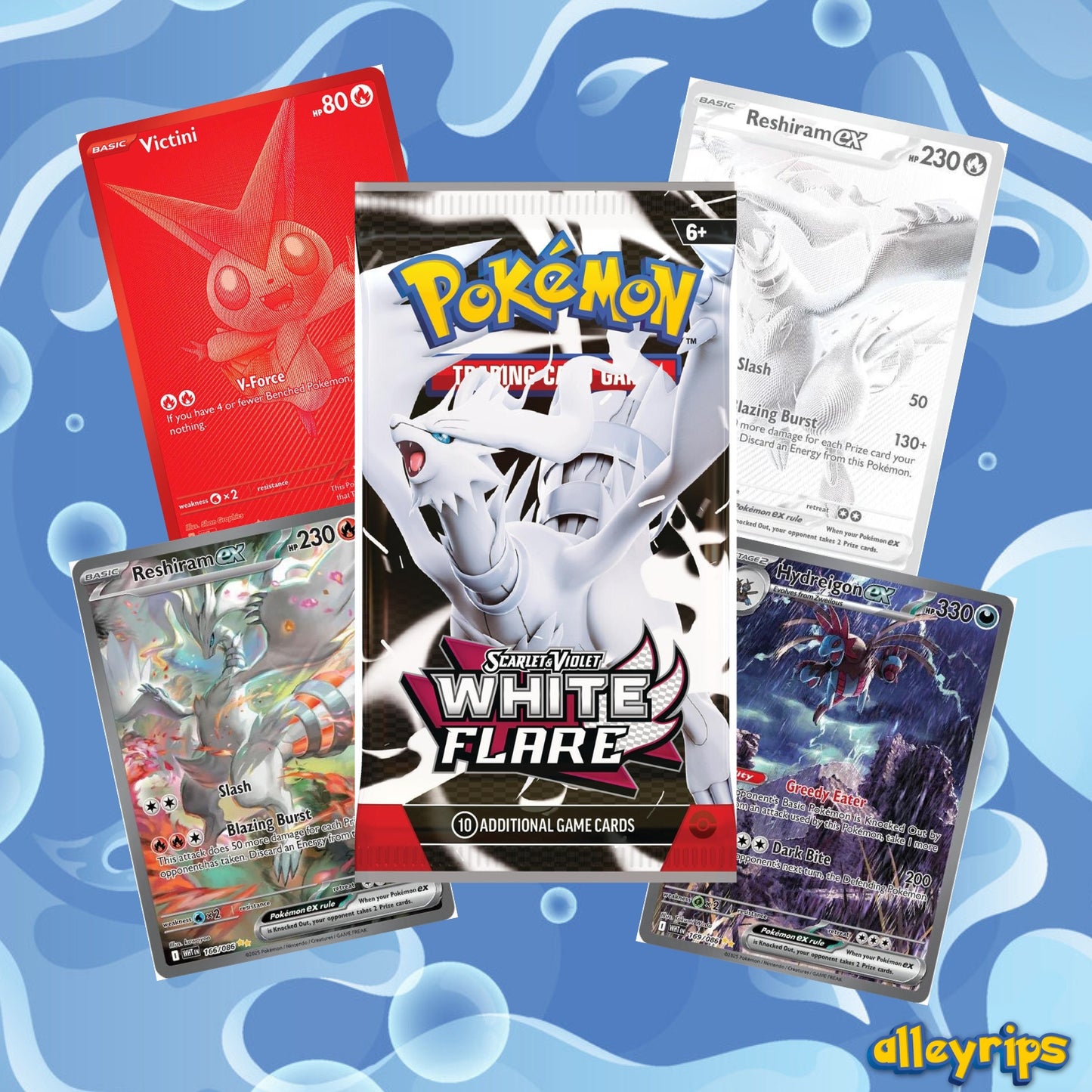 White Flare English Booster Pack