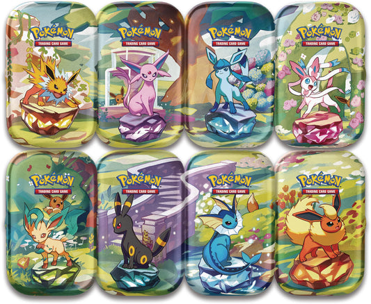 Prismatic Evolutions Mini Tin